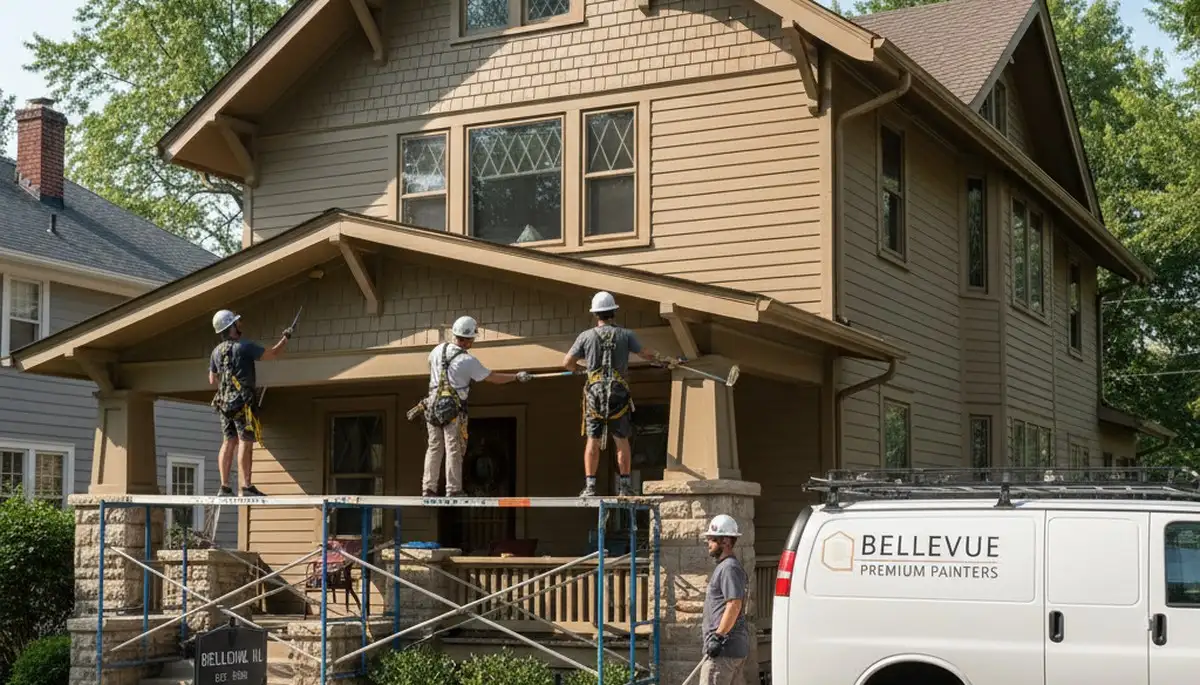 Painting contractor serving Peoria, IL for residential and commercial interior and exterior painting