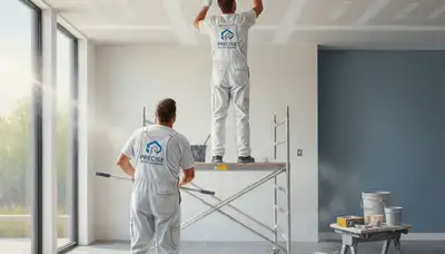 Peoria, IL drywall repair by Peoria Paint Pros fixing cracks, dents, and moisture damage