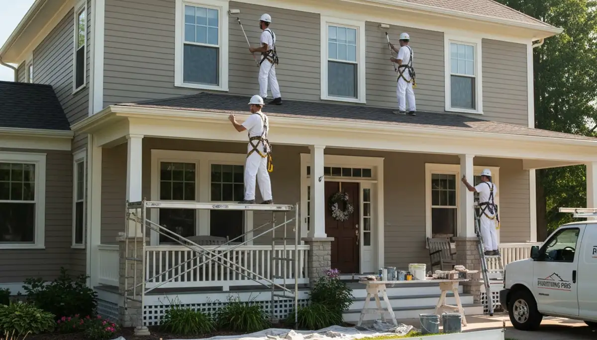 Professional painters in Peoria, IL providing interior and exterior painting services