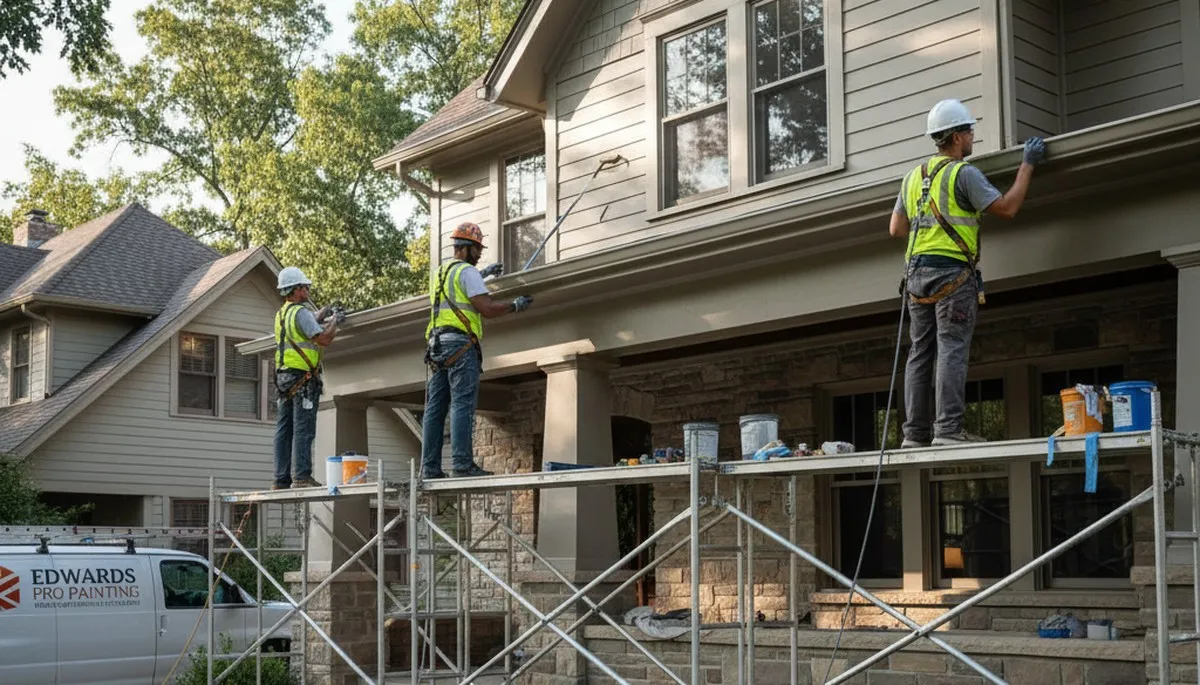Professional painters in Peoria, IL providing interior and exterior painting services