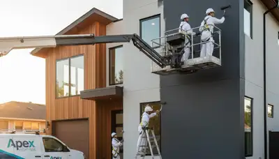 Exterior house painting in Peoria, IL for siding, trim, and wood surfaces