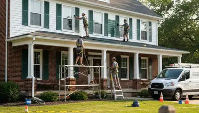Professional painter serving Peoria, IL for residential and commercial painting services