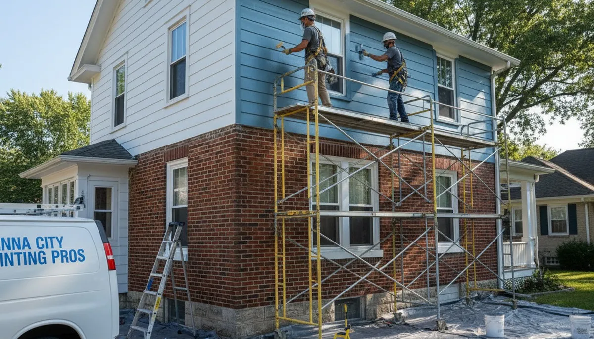 Peoria, IL painting contractors providing professional interior and exterior house painting services