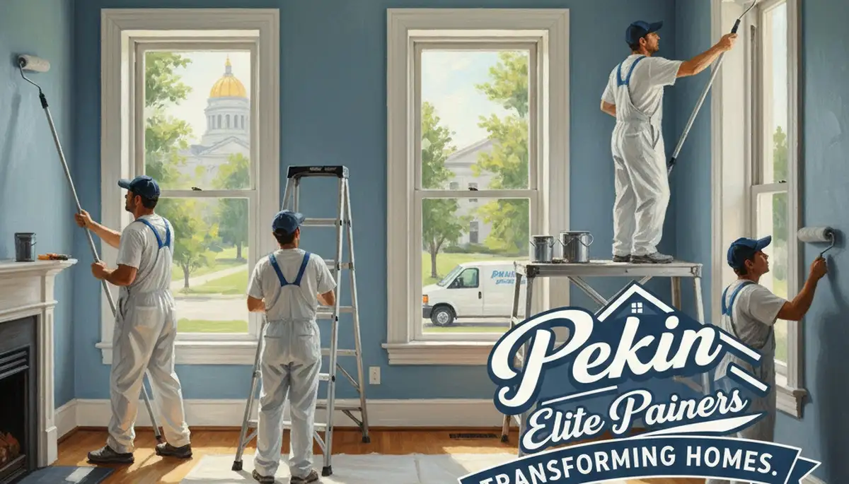 Painting contractor in Peoria, IL providing professional interior and exterior painting services