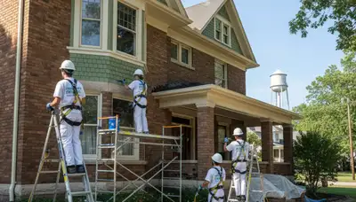 Professional painters providing residential painting services in Peoria, IL