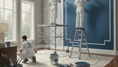 Painting contractor in Peoria, IL providing professional interior and exterior painting services