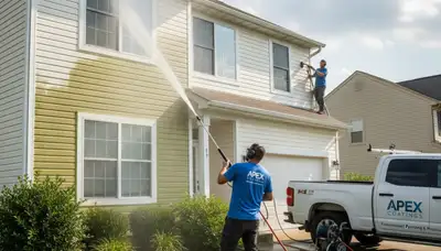 Vinyl siding pressure cleaning in Peoria, IL for a cleaner, brighter home exterior
